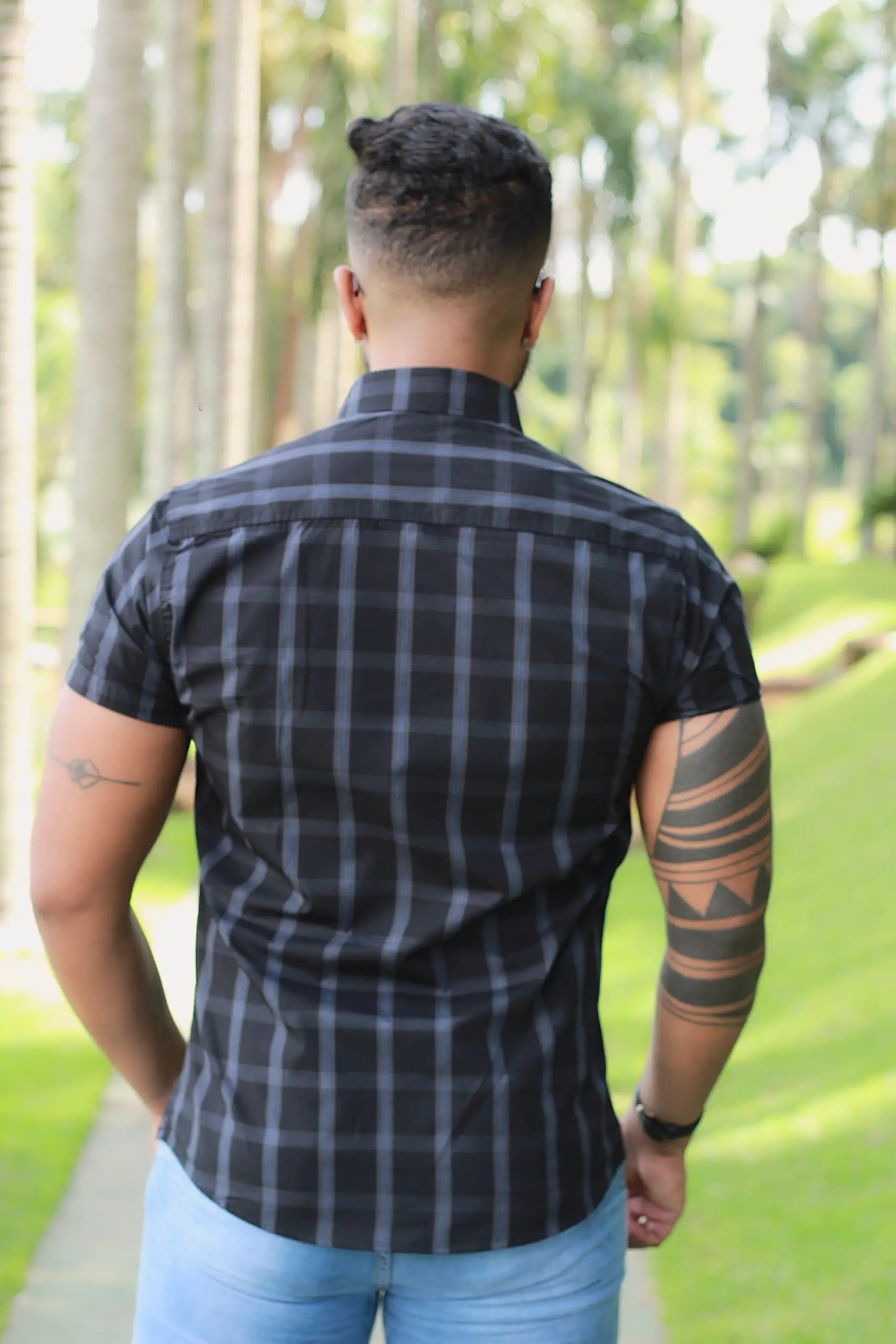 Camisa Slim Fit Xadrez Premium Monark