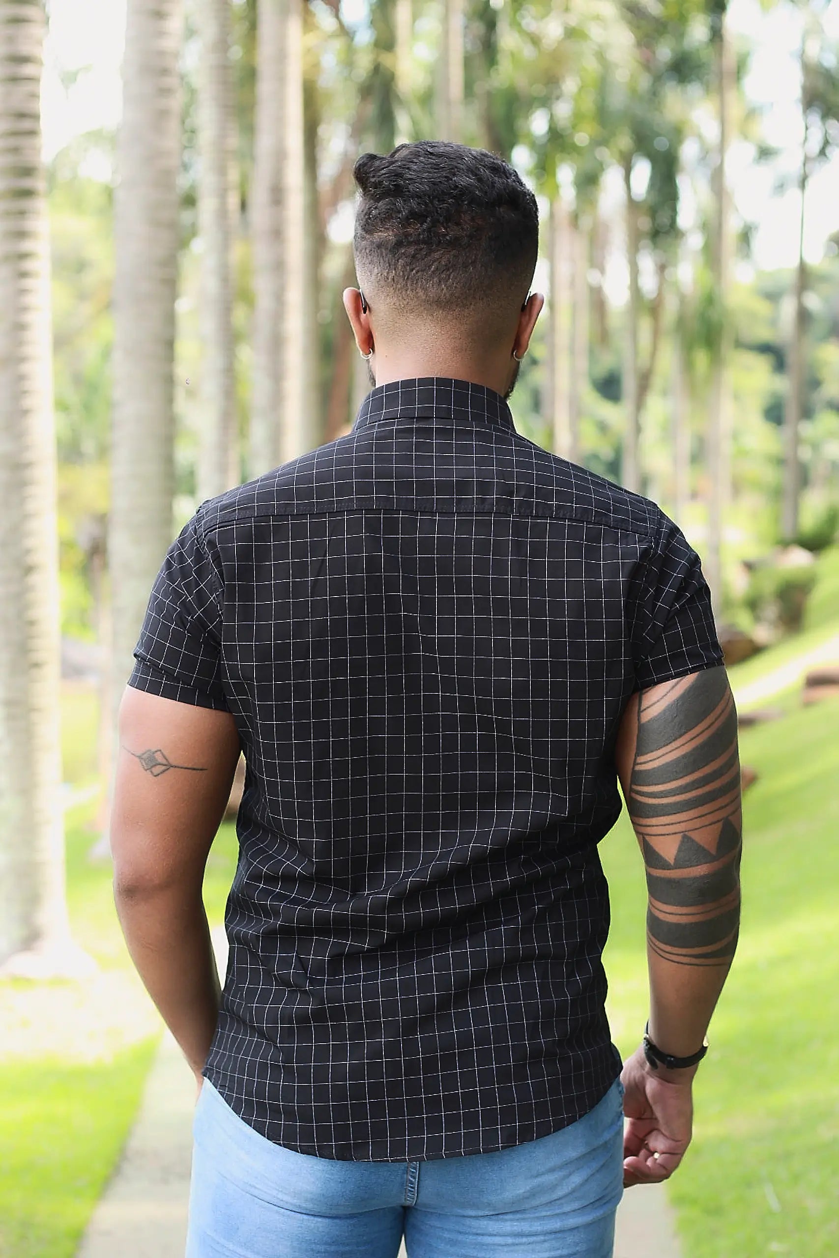 Camisa Slim Fit Xadrez Premium Spartan