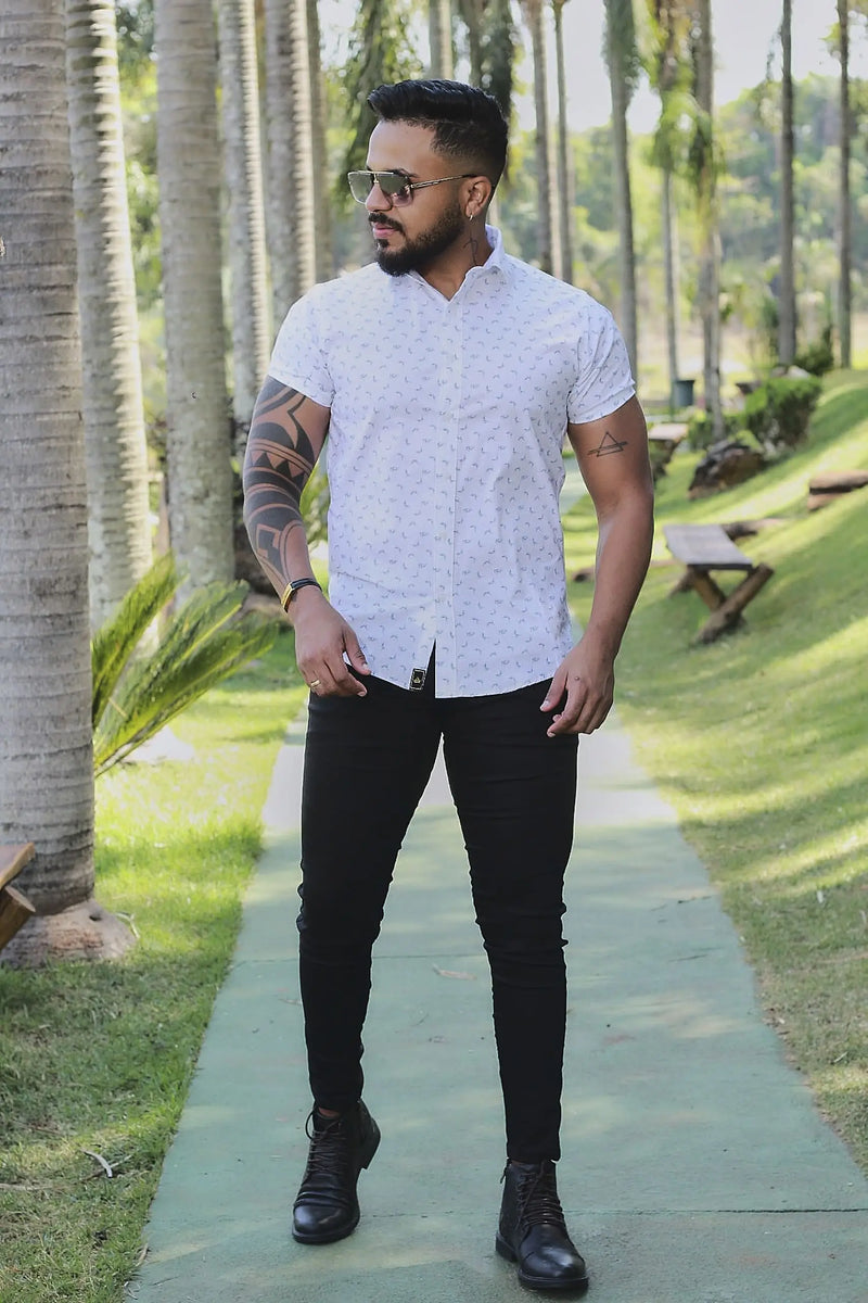 Camisa Slim fit Modena Premium Azul