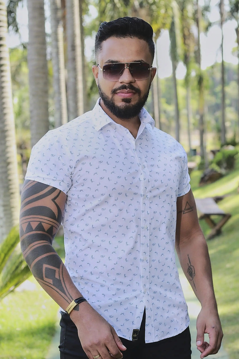 Camisa Slim fit Modena Premium Azul