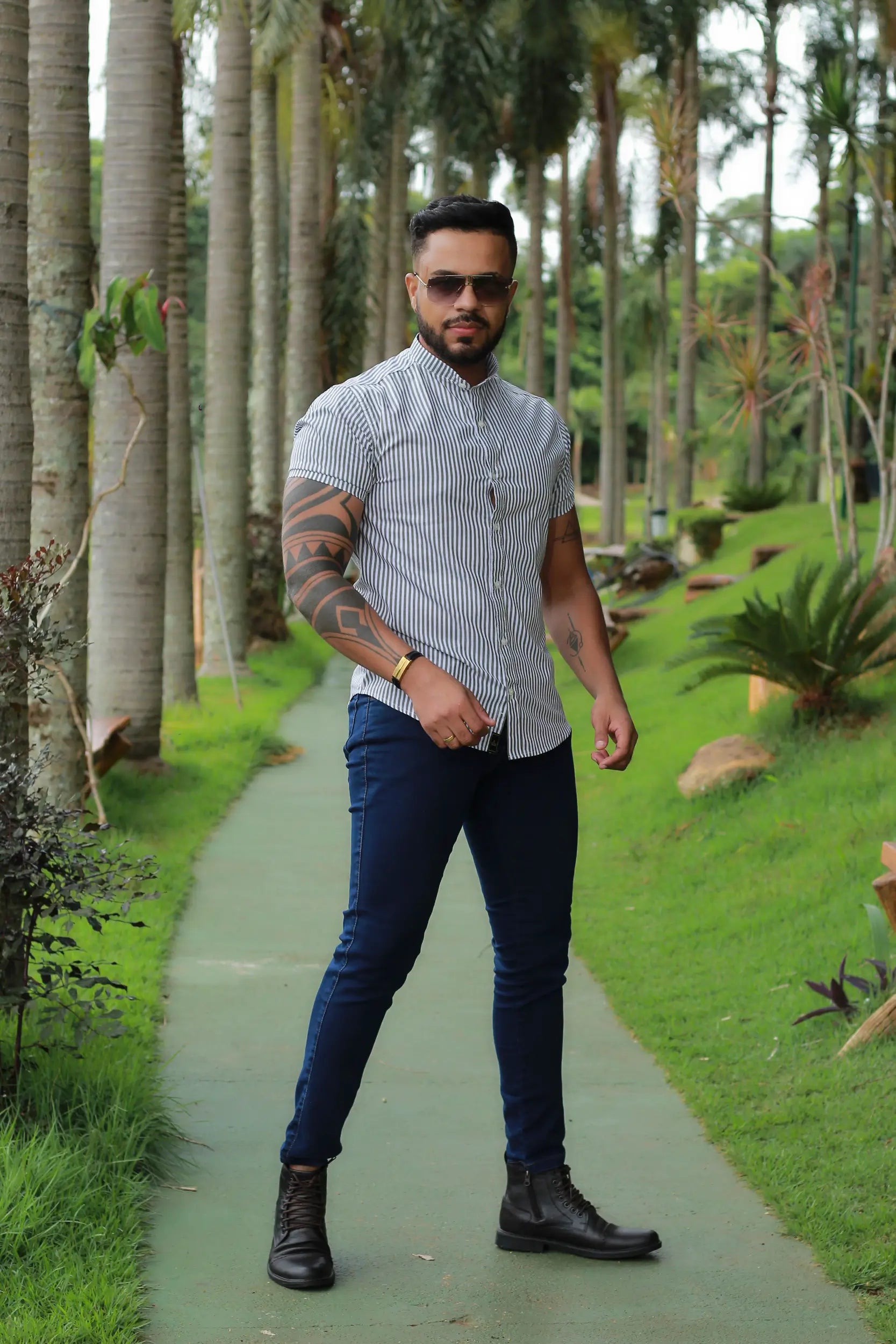 Camisa Slim Fit Imperial Gola Padre