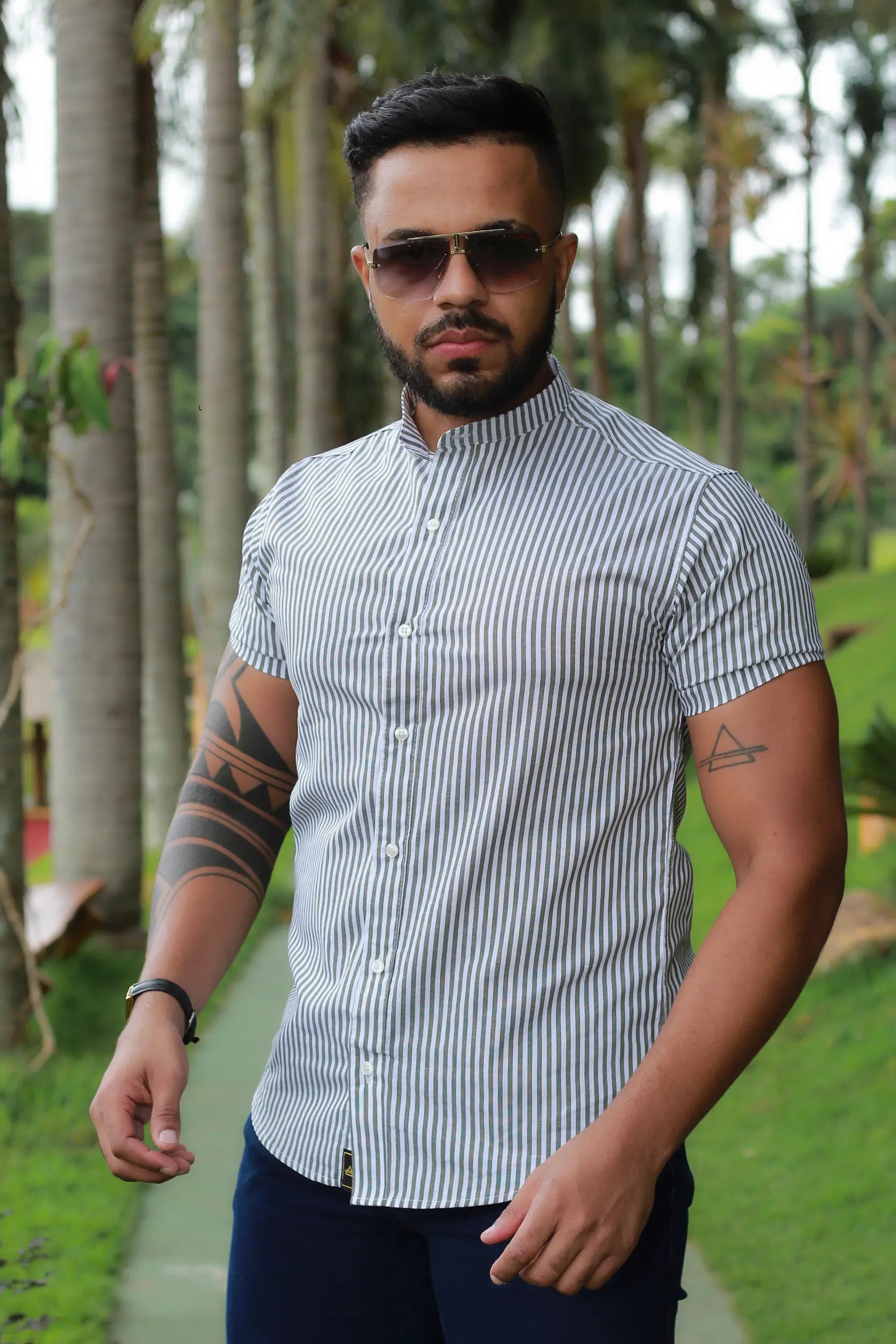 Camisa Slim Fit Imperial Gola Padre