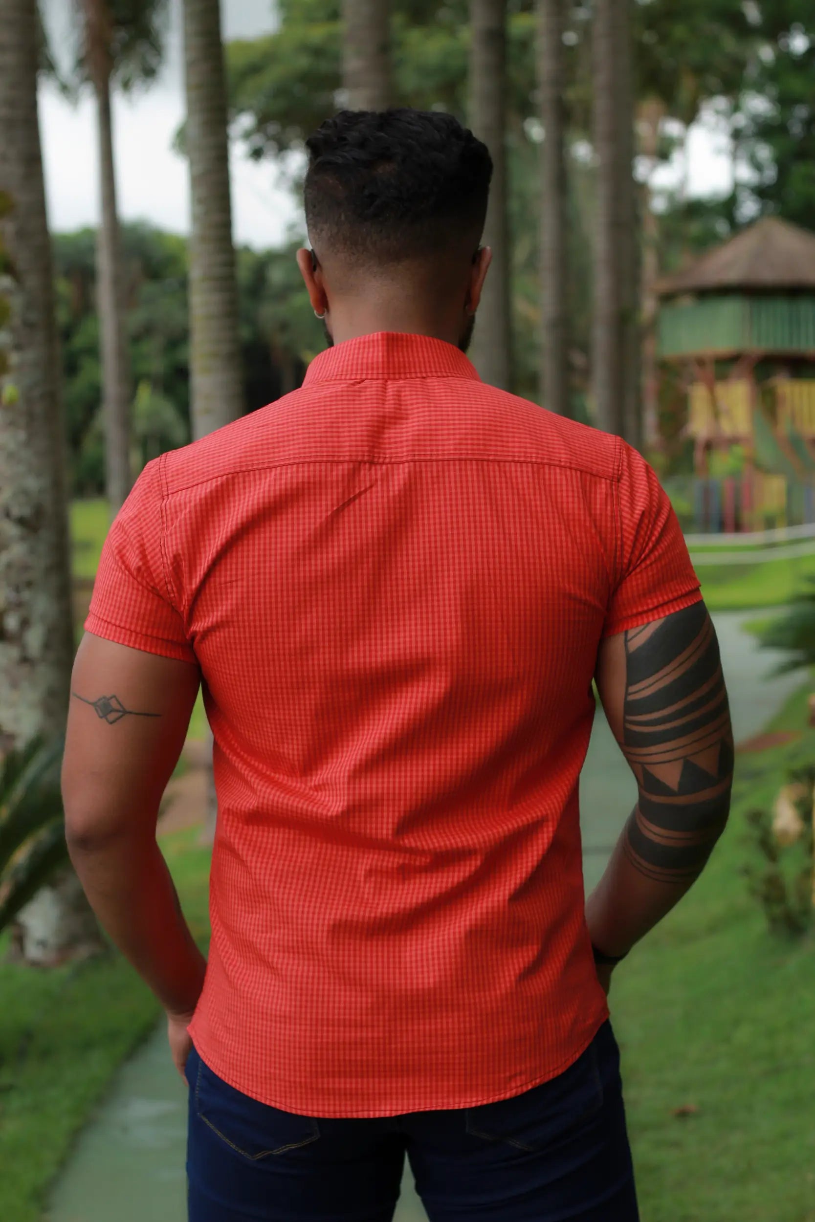 Camisa Slim Fit City Xadrez