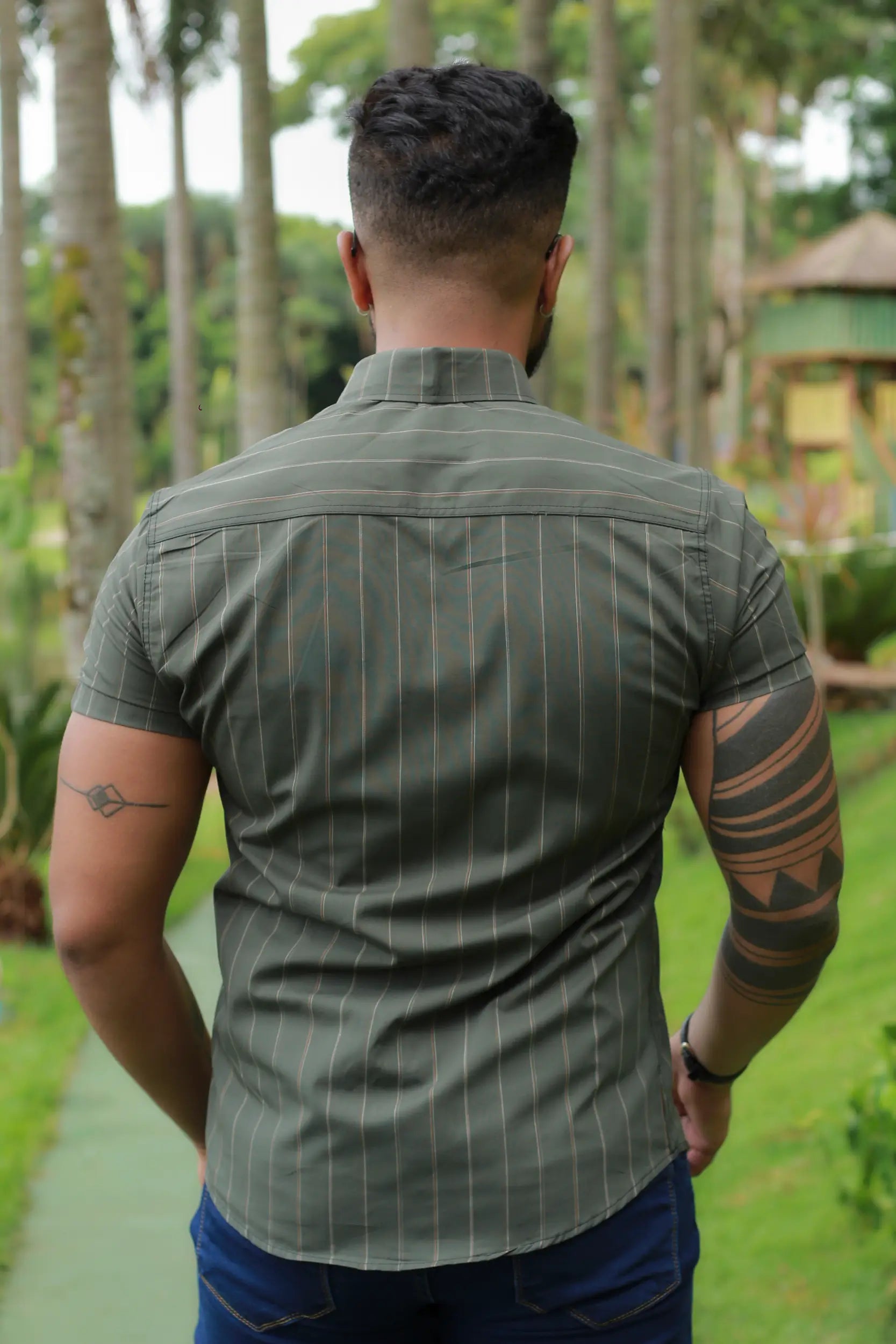 Camisa Slim Fit Impacto Riscas