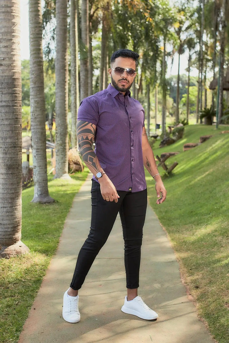 Camisa Slim Fit Xadres Omaha