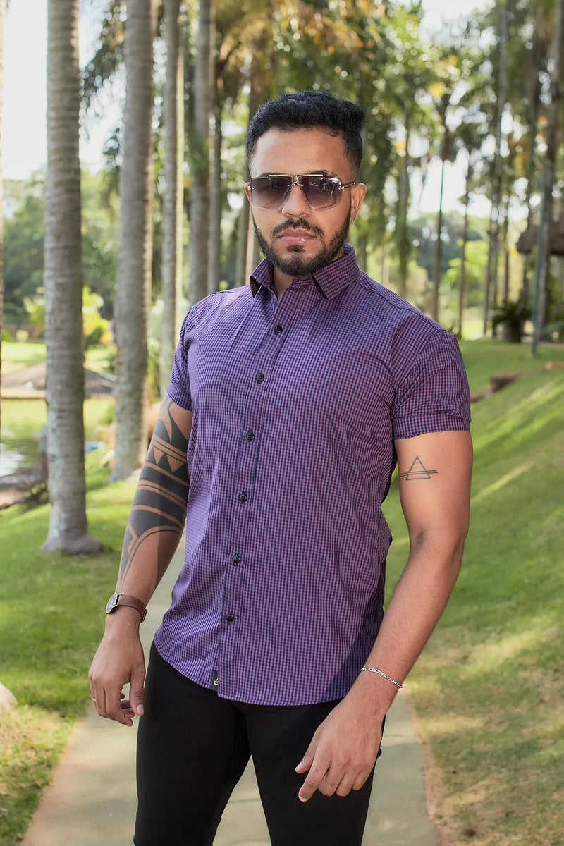 Camisa Slim Fit Xadres Omaha