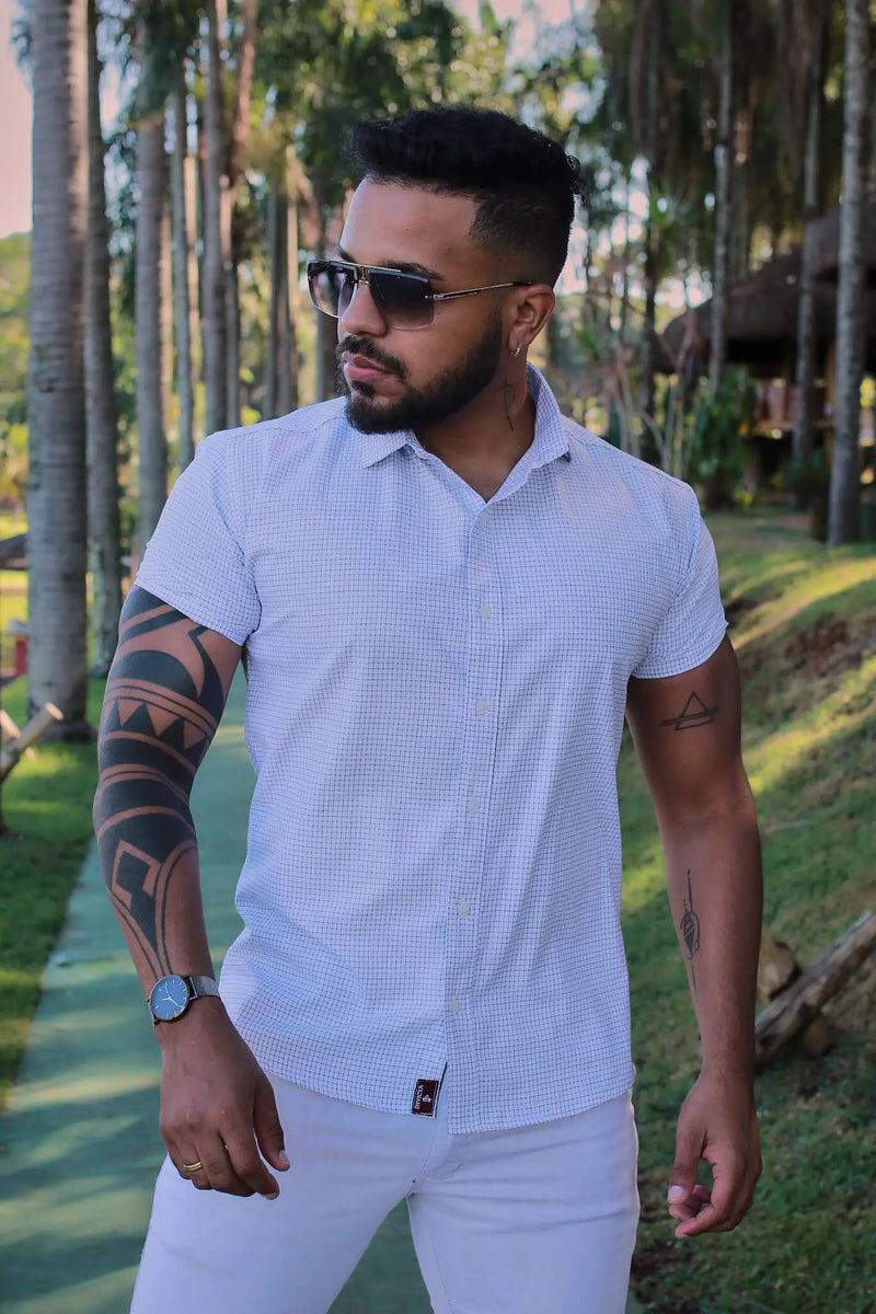 Camisa Slim Fit Sydney Algodão Premium