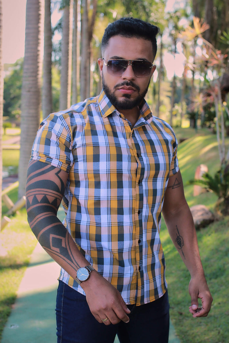 Camisa Slim Fit Verona Algodão Premium