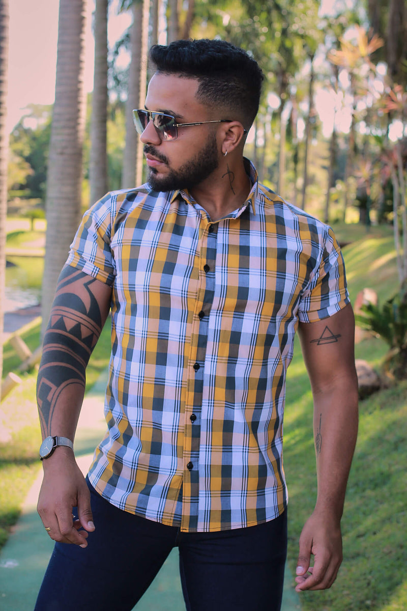 Camisa Slim Fit Verona Algodão Premium