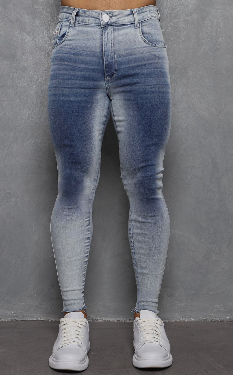 Calça Jeans Azul Lavanderia SKY ly Premium 5% de elastano