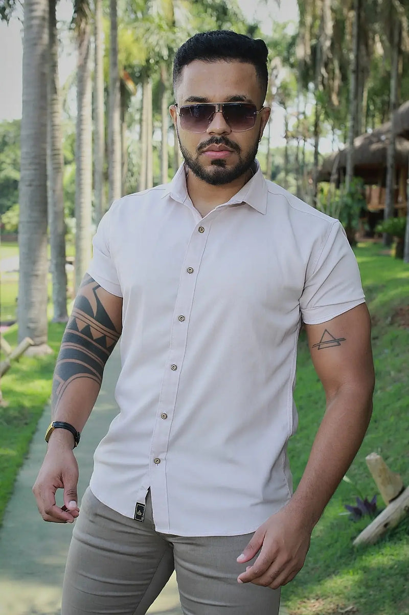 Camisa Slim Fit Camboja