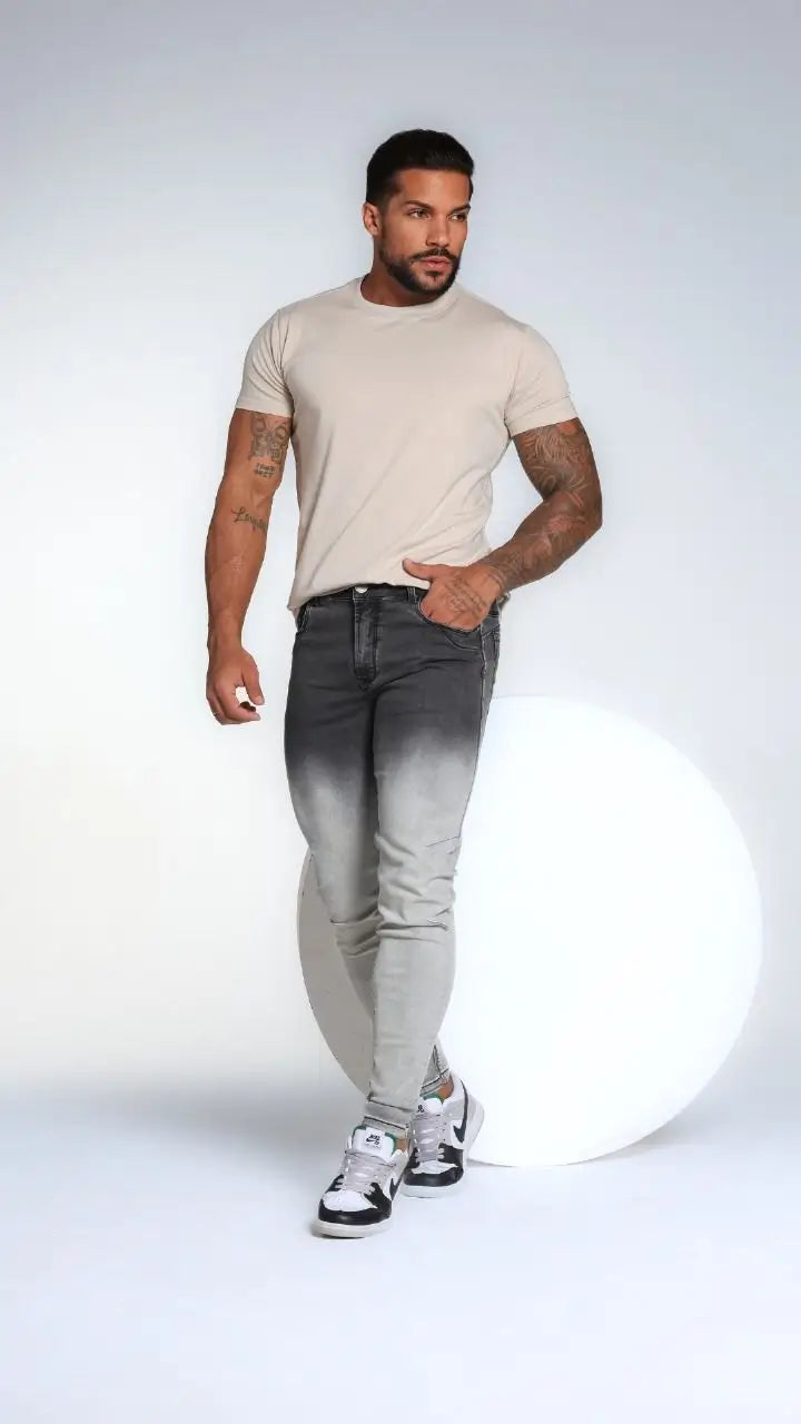 Calça Jeans Slim Degrant Com Elastano Premium