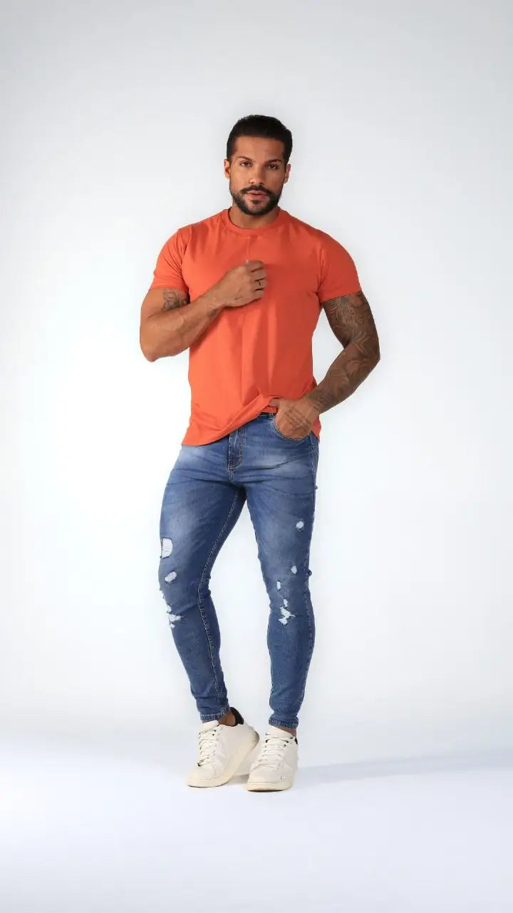 Calça Jeans Slim  Vision Com Elastano Premium