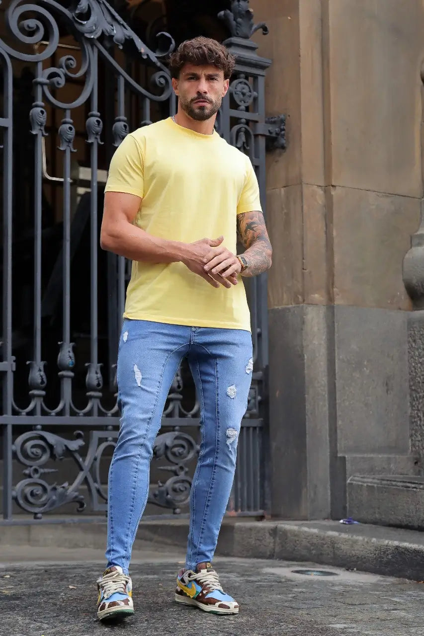 Calça Jeans Slim Noble Streat  Com Elastano Premium