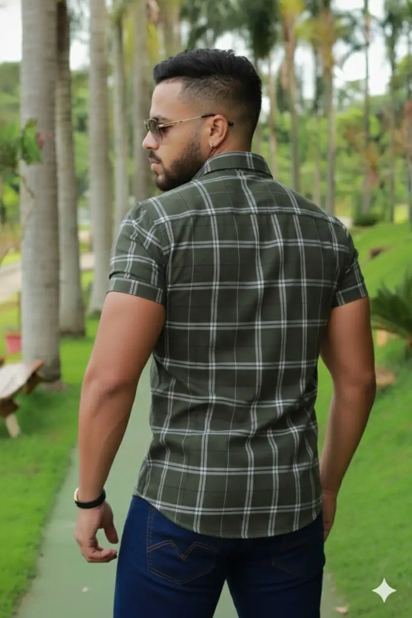 Camisa Slim Fit Premium City Code Xadrez
