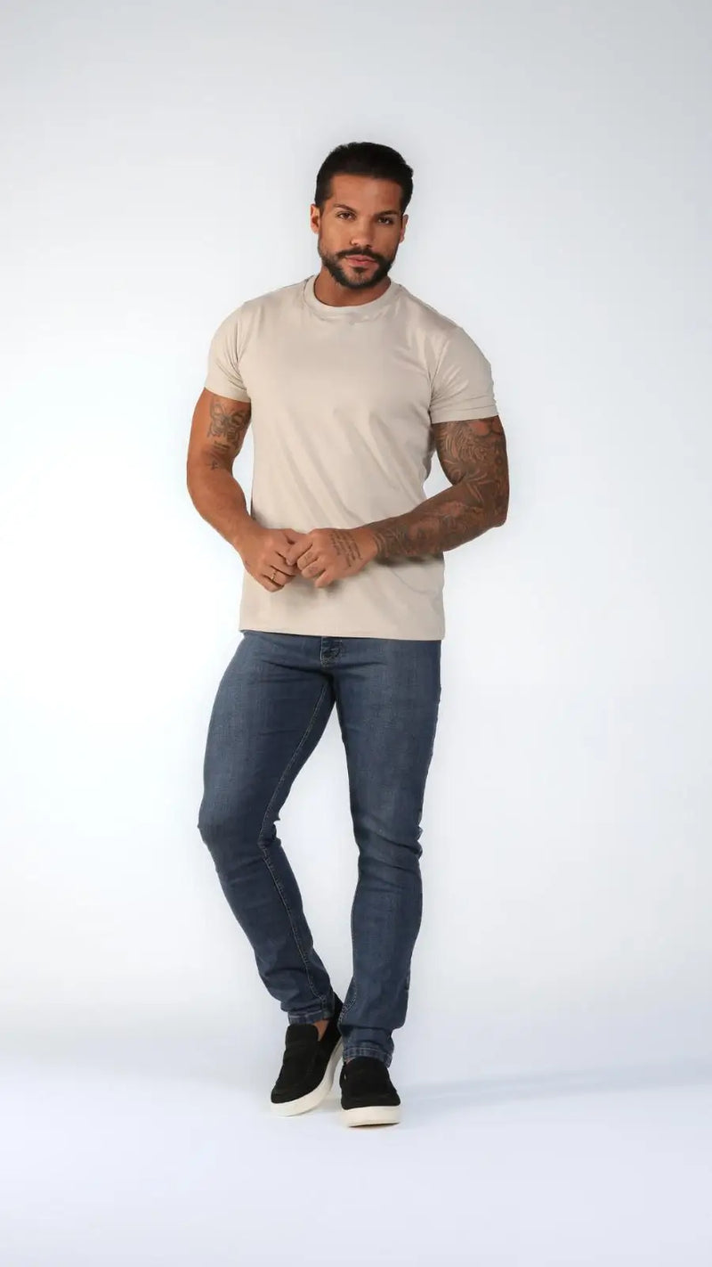 Calça Jeans Chicago Slim Com Elastano Premium