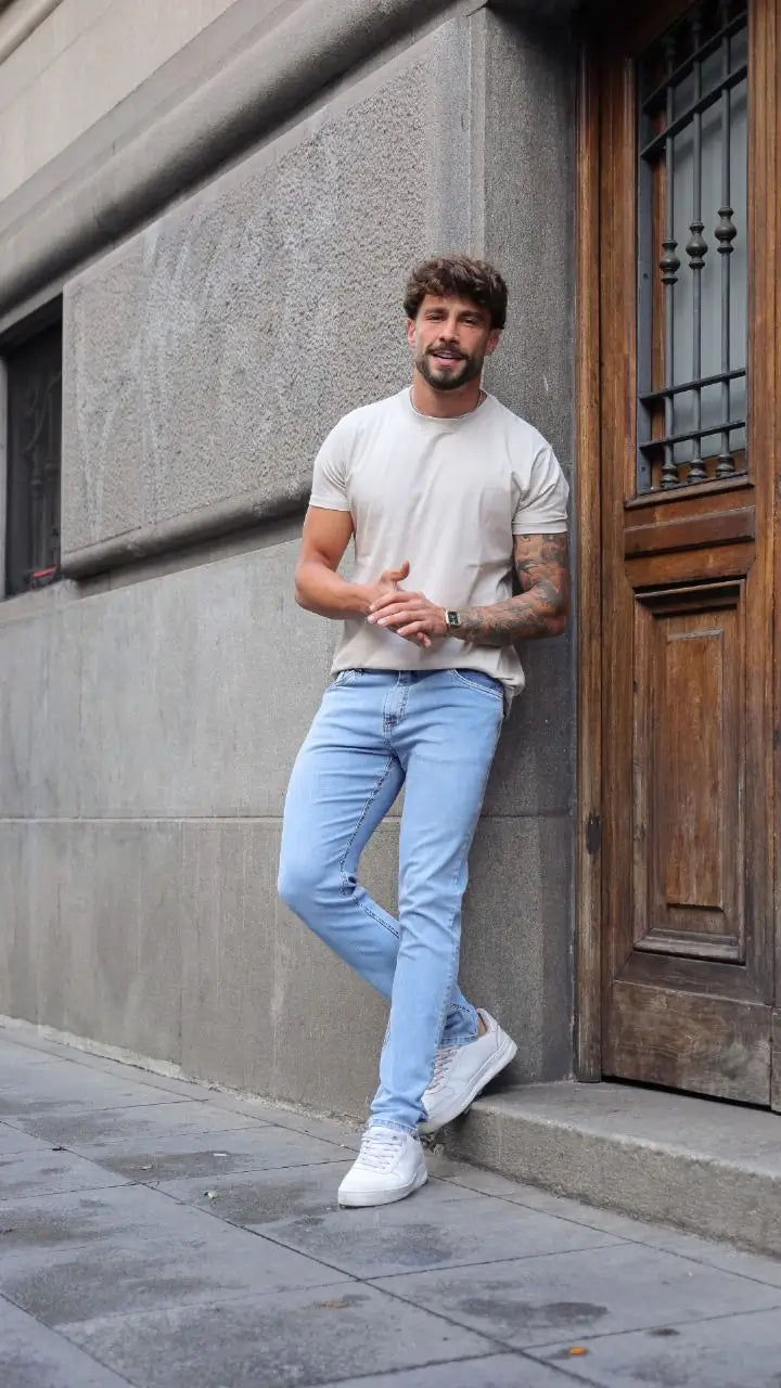 Calça Jeans Ibiza Casual Slim Com Elastano Premium