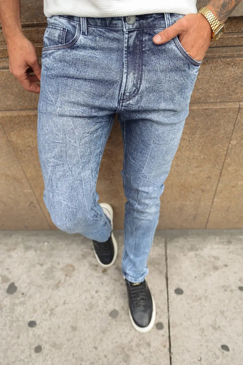Calça Jeans Alpha Fit Com Elastano Premium
