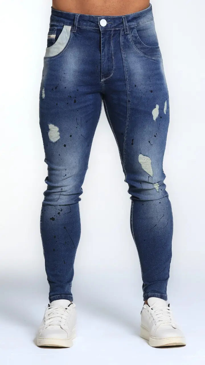 Calça Jeans Slim Com Elastano Premium