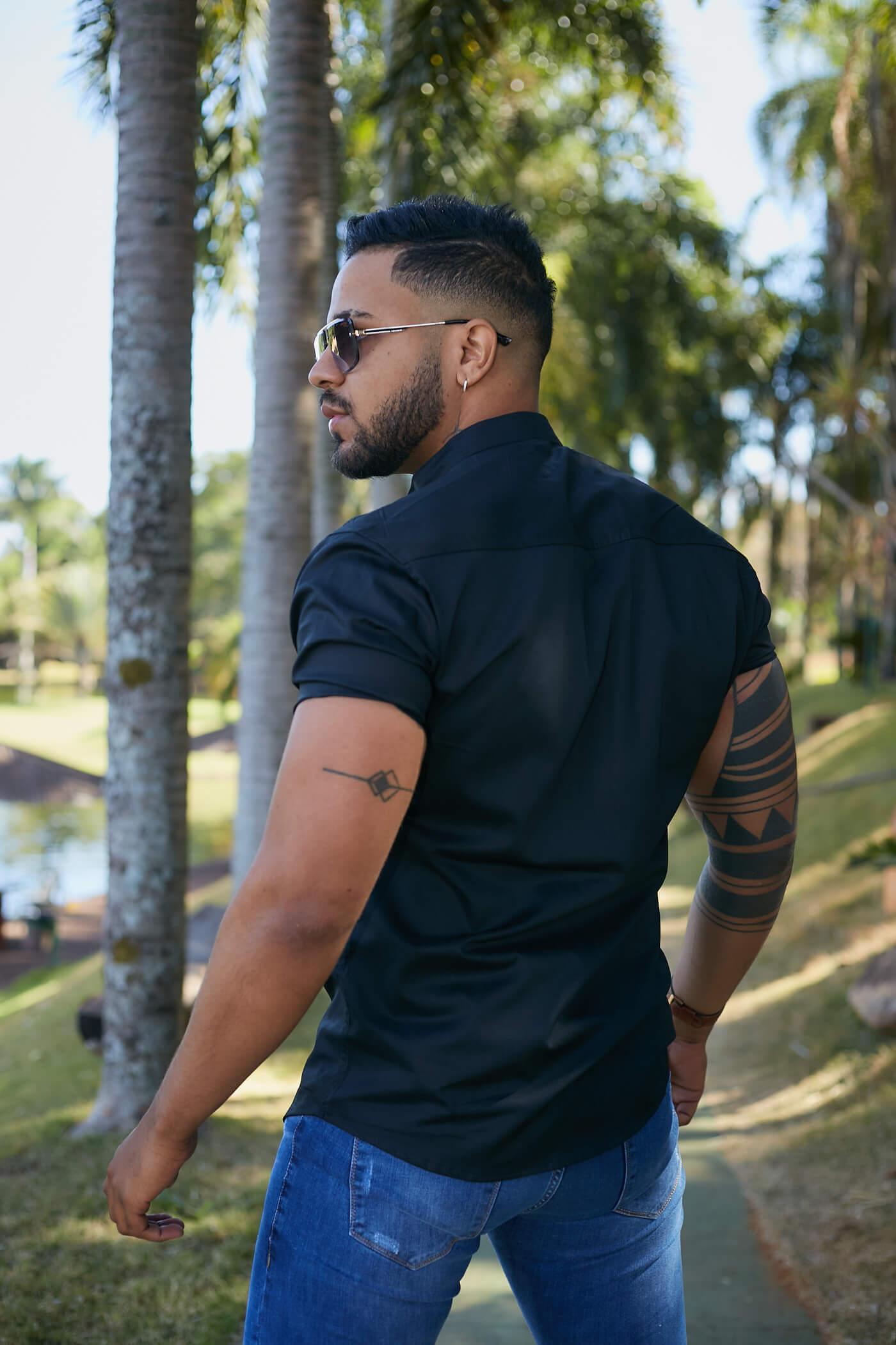 Camisa Black Gola Padre - invictacamisaria