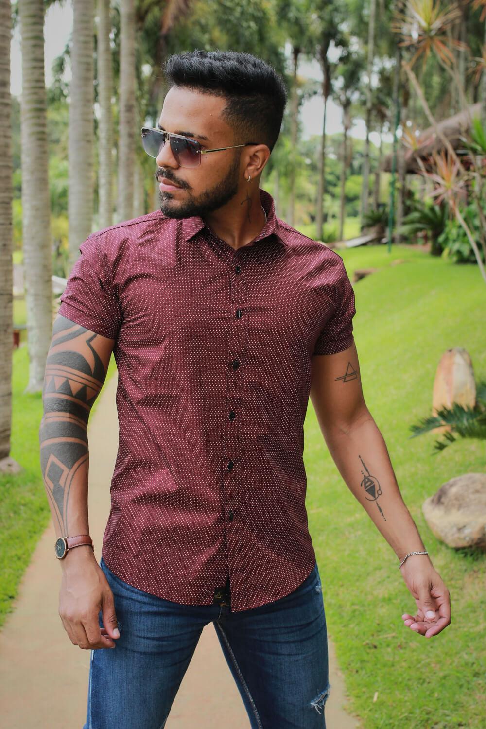 Camisa Slim Fit Ref 221 - invictacamisaria