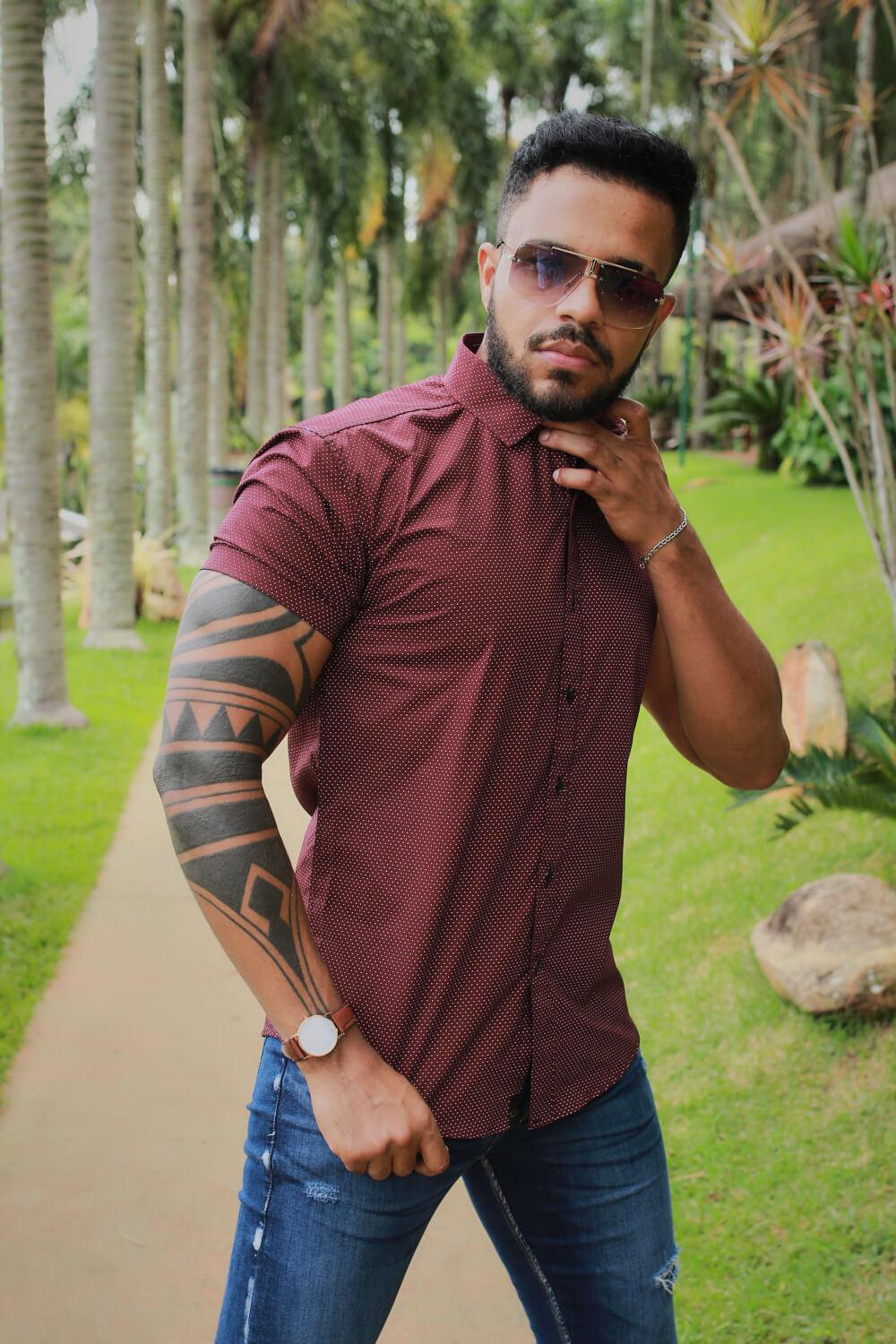 Camisa Slim Fit Ref 221 - invictacamisaria