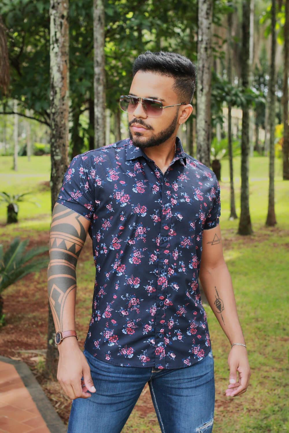 Camisa Slim Fit Ref 204 - invictacamisaria