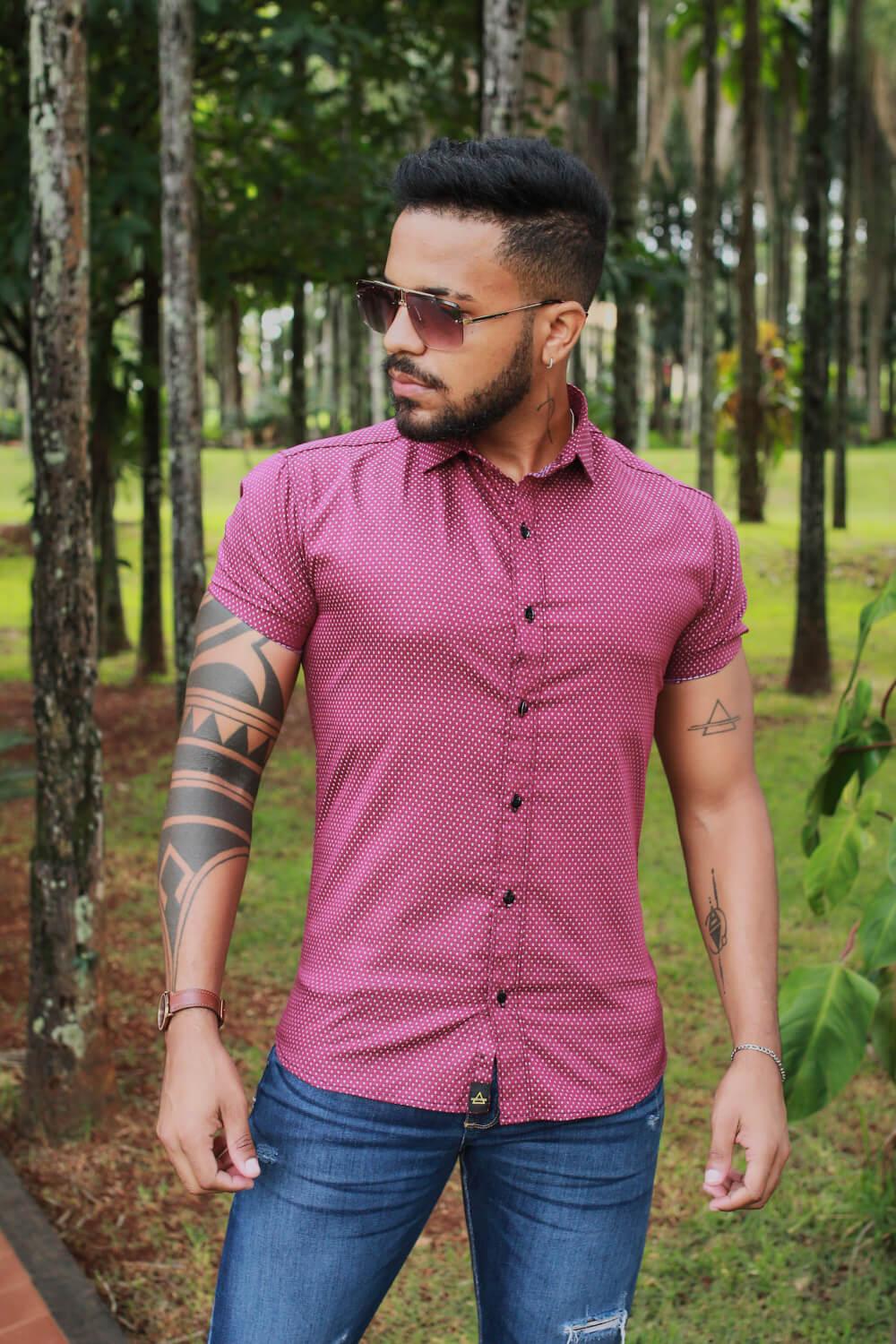 Camisa Slim Fit Ref 205 - invictacamisaria