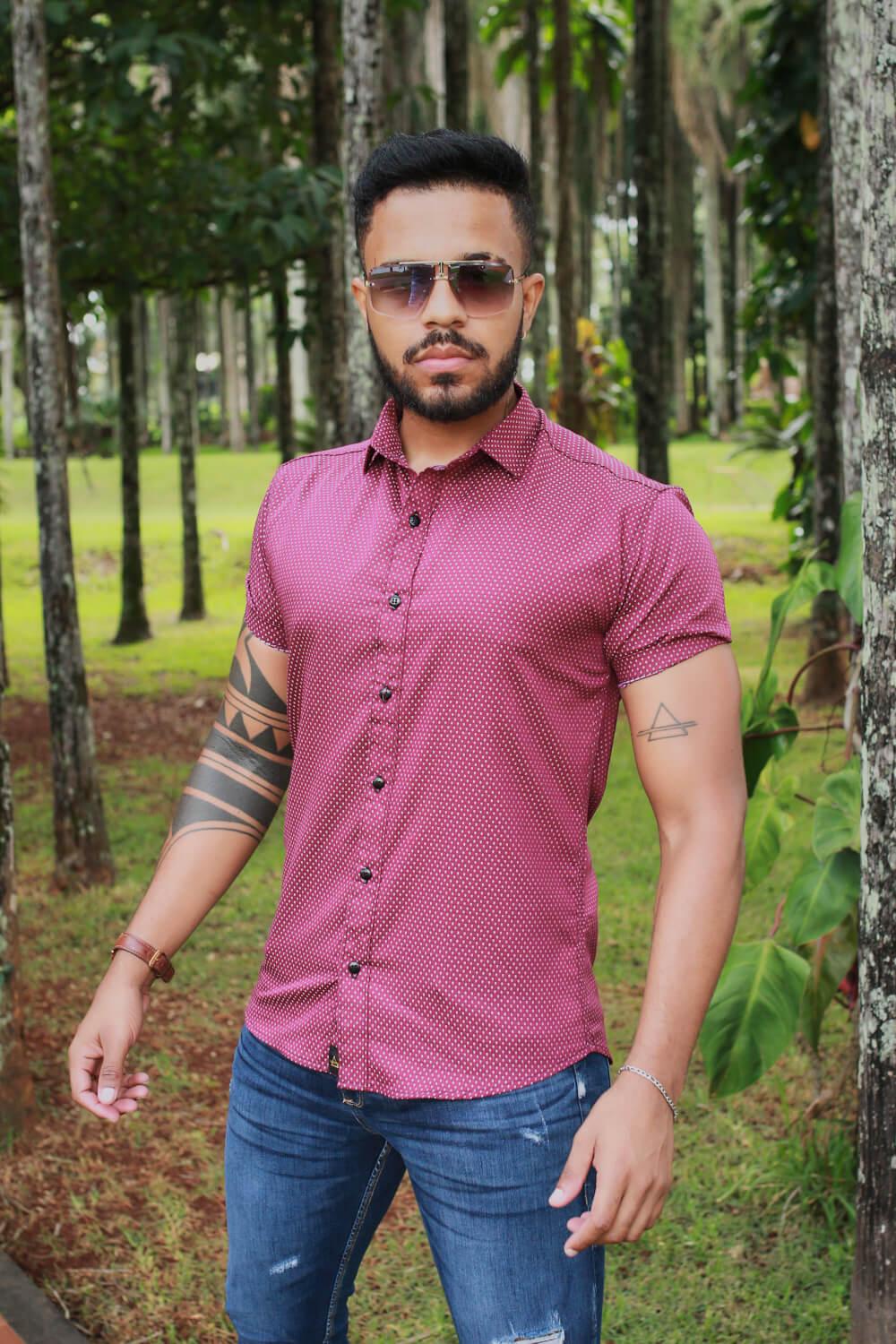 Camisa Slim Fit Ref 205 - invictacamisaria