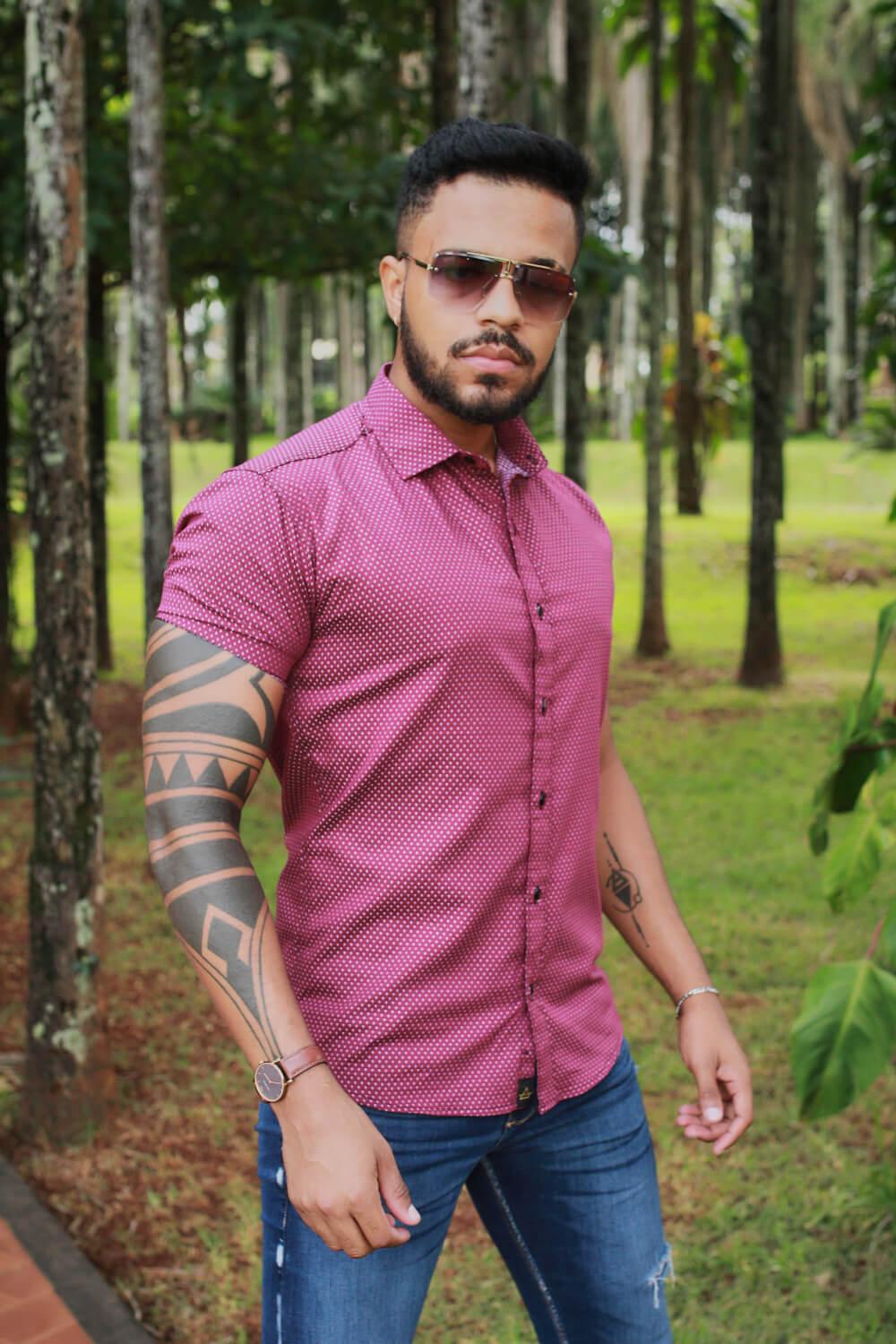 Camisa Slim Fit Ref 205 - invictacamisaria