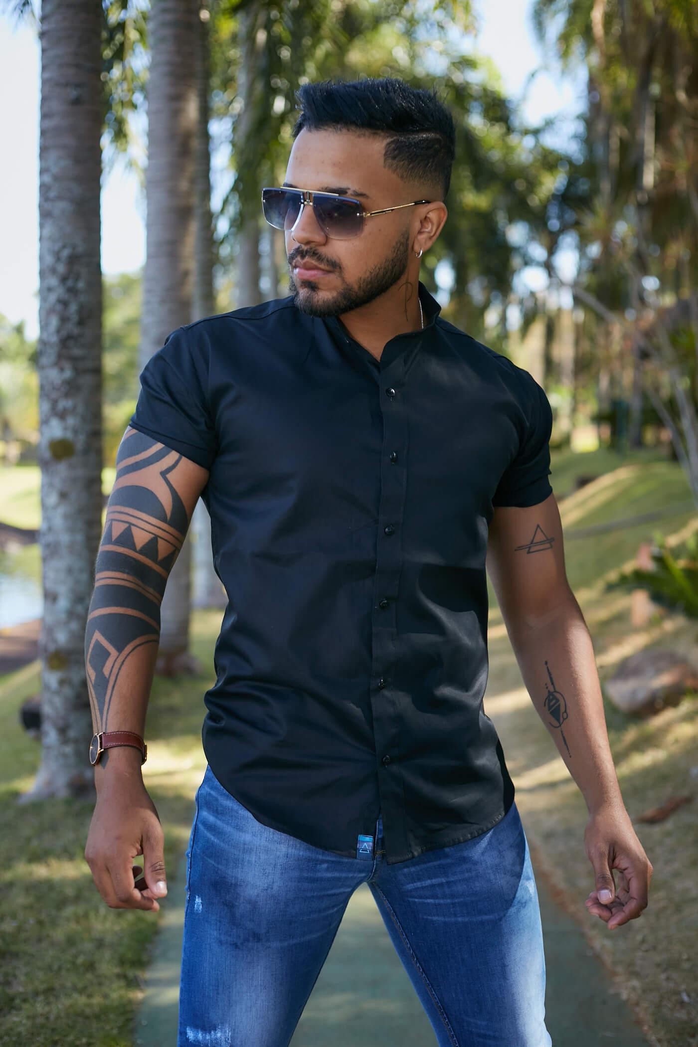 Camisa Black Gola Padre - invictacamisaria